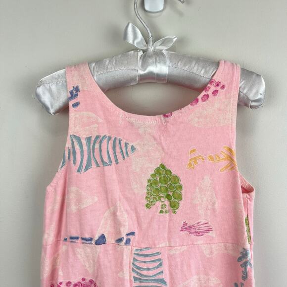 Vintage Fresh Produce Pink Fish Dress 4T USA - Picture 6 of 7